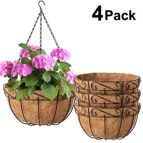 metal hanging planter boxes|empty hanging planters.